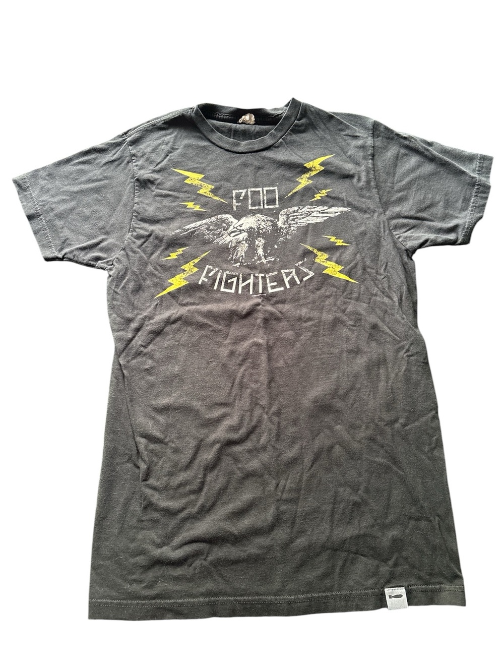 Vintage Y2K 2008 Foo Fighters Band Concert Black Graphic T-Shirt M